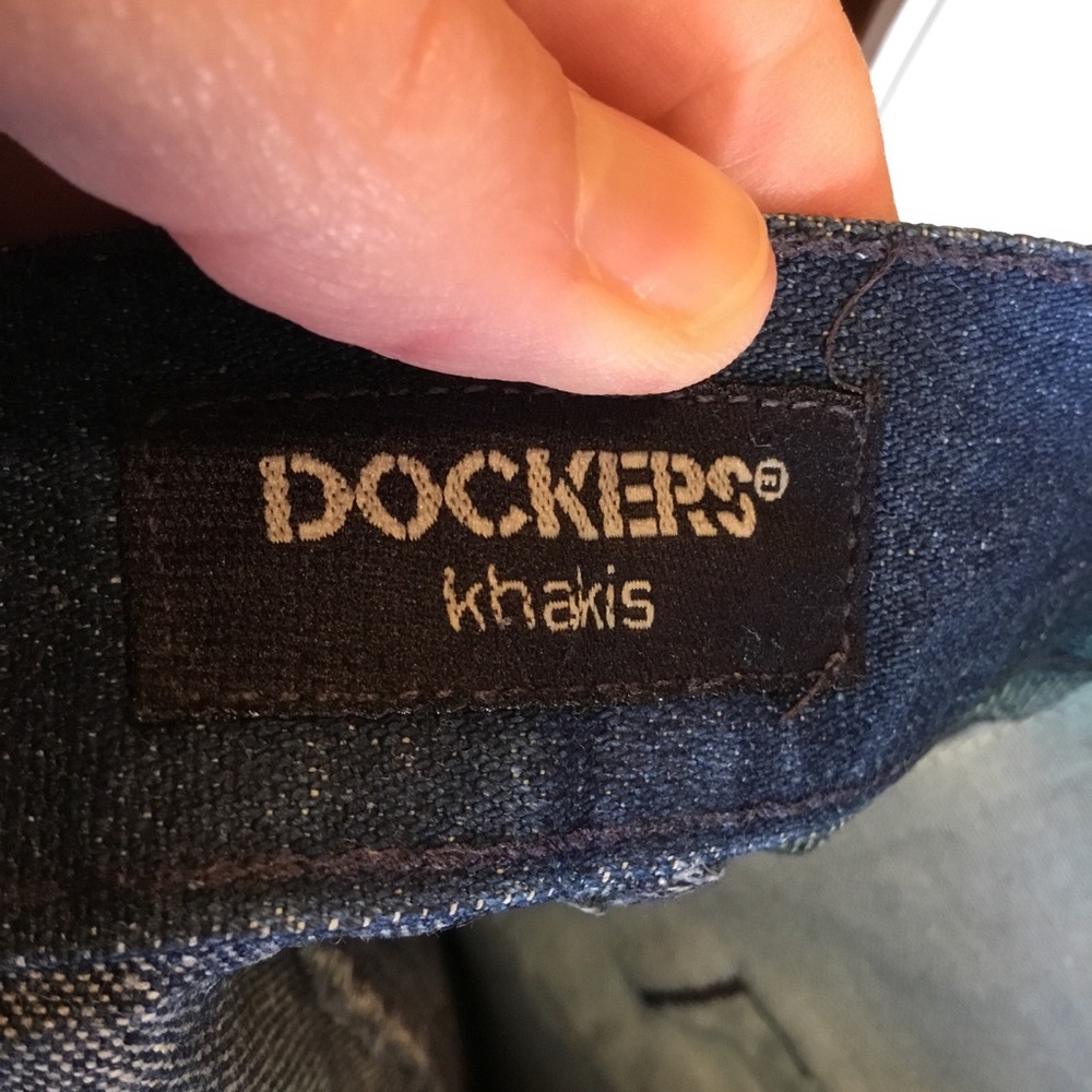 Men’s original pleated denim Dockers jeans - Picture 2 of 2